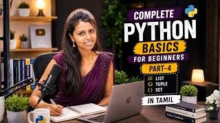 Thumbnail: Complete Python Basics for Beginners Part-4 | Master Python Lists, Tuples & Sets