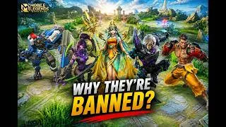Thumbnail: The Truth About MLBB's Most Banned Heroes! Moba  Legends 5V5