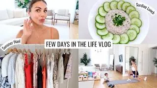 Thumbnail: VLOG | Summer Haul, Healthy Sardine Recipe & Vacation Prep | Annie Jaffrey