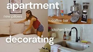 Thumbnail: decorate my apartment with me!🏡 amazon finds, new furniture +