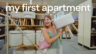 Thumbnail: furnishing & decorating my FIRST APARTMENT 🔑✨