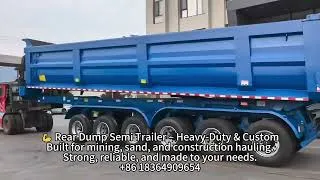 Thumbnail: Rear Dump Semi Trailer–Heavy-Duty & Custom Strong,reliable,and made to your needs #RearDumpTrailer