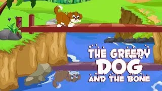 Thumbnail: Moral Stories In English | The Greedy Dog And The Bone | English Short Stories | Moral Stories