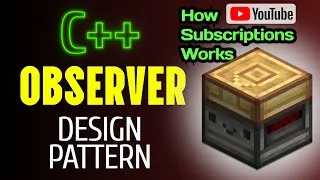 Thumbnail: How to Implement Observer Pattern in C++ | Behavioral Patterns | C++ Programming in Malayalam