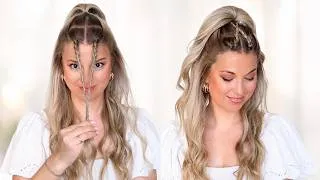 Thumbnail: Easy Half Up Hairstyle for Everyday | #halfup #easyhairstyle #everydayhair #quickhair
