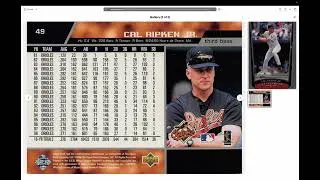 Thumbnail: 1999 Upper Deck All Star Game Cal Ripken, Jr. Orioles #49 (eBay Auction)