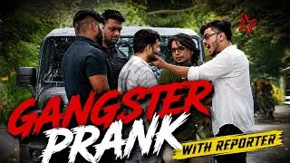 Thumbnail: GANGSTER Prank with Reporter | ANS Entertainment | 2026 Prank in INDIA latest