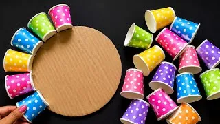Thumbnail: 2 DIY paper Cups festival background decoration ideas//Diy vinayak chaviti decoration ideas at home 