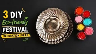 Thumbnail: 3 Diy Eco-friendly Festival Background decoration ideas at home // Pooja Decoration ideas 