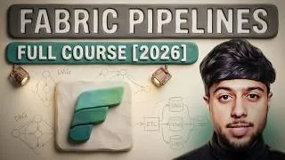 Thumbnail: Fabric Data Pipelines FULL COURSE For Beginners [2026 Edition]