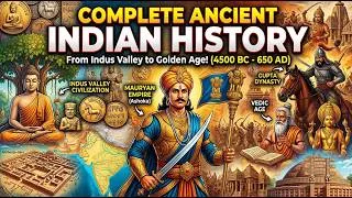 Thumbnail: Complete Ancient India History in Deep Detail | 4500+ Years Explained | Ansh Simplifier