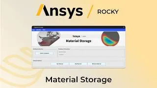 Thumbnail: Ansys Rocky™: Material Storage Script for Local Repository and Ansys Granta Integration