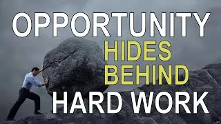 Thumbnail: Motivation & Success: "Your Opportunities Are Usually Disguised as Hard Work" / 3 Success Steps
