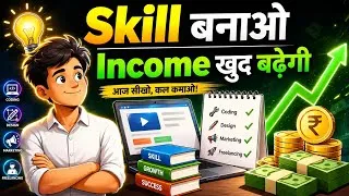 Thumbnail: Degree से नहीं, Skill से बनेगी आपकी Income! 🔥 | 12 High Income Skills to Learn  | AN Tijori