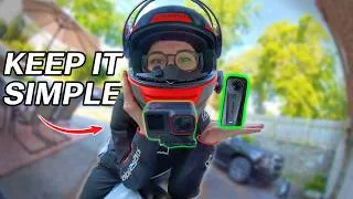 Thumbnail: If I had to start over, I'd buy this for motovlogging