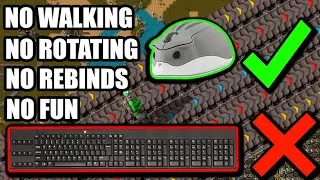 Thumbnail: I beat factorio with ONLY a mouse