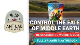 Thumbnail: The Lord of the Rings: Duel for Middle-earth | Board Game | Playthrough | Review