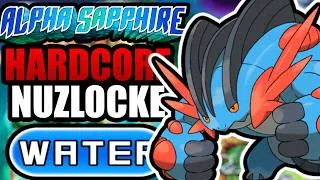 Thumbnail: Pokémon Alpha Sapphire Hardcore Nuzlocke - Water Types Only! (No items, No overleveling)