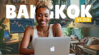 Thumbnail: day in the life: business owner + female (aspiring) day trader in Thailand 🇹🇭