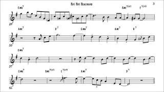 Thumbnail: Miles Davis Bye Bye Blackbird Solo Transcription