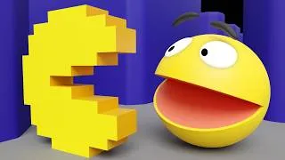 Thumbnail: Pacman 3D against them all video animation