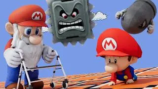 Thumbnail: From Baby Mario to Old Mario, Mario growing up