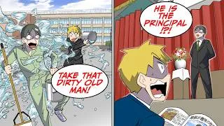 Thumbnail: I'm a janitor who cleans around the school grounds [Manga Dub]