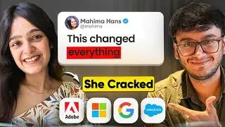 Thumbnail: She Went From 0 to 50L+ CTC in Tech | ft. @mahimahans111 | Full Interview