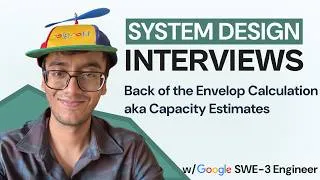 Thumbnail: System Design Interview Course • Back of the Envelop Calculation aka Capacity Estimates