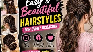 Thumbnail: Easy Hairstyle for summers #hairstyle #hairtutorial  @anumarsalan-uo9fk 