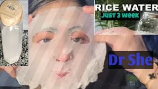 Thumbnail: I use RICE WATER Dr She remedy for one week insant 100%result #Dr She #ricewaterforskin