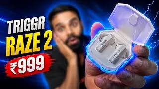 Thumbnail: TRIGGR Raze 2 Review 🔥 ₹999 में Best Gaming Earbuds? | 40ms Latency + 40H Battery