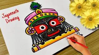 Thumbnail: Lord Jagannath Drawing Easy | How To Draw  God Jagannath | Jagannath Rath Yatra Drawing
