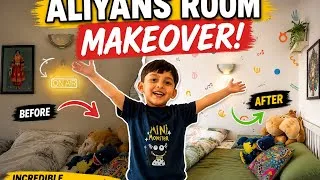 Thumbnail: Transforming Aliyans Bedroom FINALLY! | Anushae Says