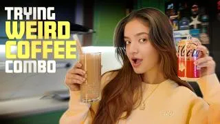 Thumbnail: I Tried the Weirdest Coffee Combos Ever 🤯☕