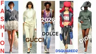 Thumbnail: Fashion Trends 2026 GUCCI, DIOR, DSQUARED2 & DOLCE #fashion 