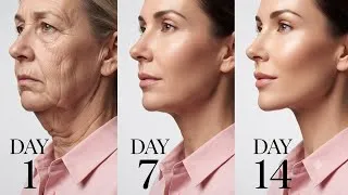 Thumbnail: Face exercise to lose facefat and smile line, doublechin & sharp Jawline Naturally darkcircle Yoga!