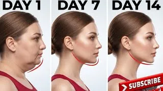 Thumbnail: FFace Fats Loose Workout 🔥& Doublechin + chubby cheeks  Faceyoga! 14 day challenge