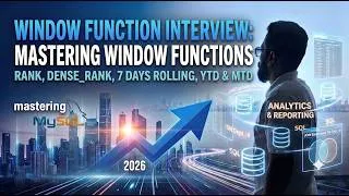 Thumbnail: SQL Window Function Interview Questions | Don't Walk Into Your Interview Unprepared