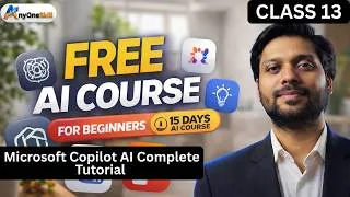 Thumbnail: Copilot AI से Office Work को 10x तेज़ कैसे करें? | Complete Practical Tutorial