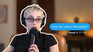 Thumbnail: friendship breakups and boundaries, advice session
