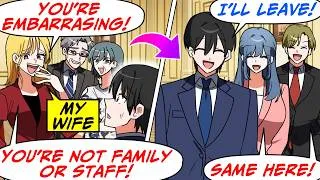 Thumbnail: At My In-Laws’ Company Party, I Was the Only One Without a Seat! So, I…[RomCom Manga Dub]