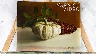 Thumbnail: Pumpkin Oil Still Life Painting Varnish Video Art Vlog Ep.1