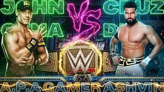 Thumbnail: "JOHN CENA vs CRUZ DEL TORO: EPIC WWE 2K25 Gameplay Showdown | UNREAL PC Action!"