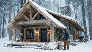 Thumbnail: Winter Survival Build: Transforming Raw Logs Into A Weatherproof Home