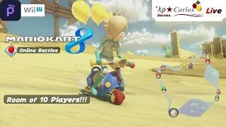 Thumbnail: Room of 10! The Largest Mario Kart 8 Wii U Online Battle Room of 2026!!!!