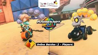 Thumbnail: More Mario Kart World Online Battle Mode Gameplay (2 - Player Splitscreen)