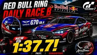 Thumbnail: NEW PB! GT7 Daily Race B | Red Bull Ring | Genesis G70 Gr.4 | 1:37.7!