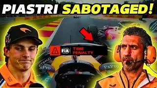Thumbnail: HUGE F1 CONTROVERSY! McLAREN FAILS PIASTRI as LECLERC ESCAPES PENALTY