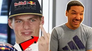 Thumbnail: American Reacts to MAX VERSTAPPEN ANGRY MOMENTS & CRASHES